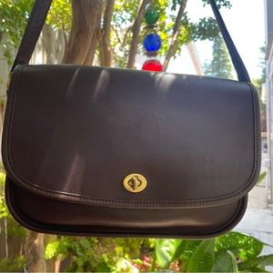 Vintage Coach Leather Mahogany City Bag, #9790, Reg. #J8N-9790